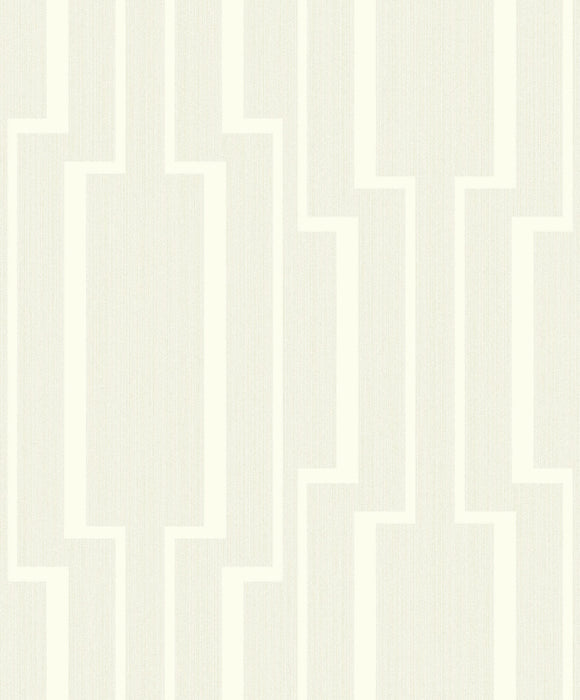 Seabrook Designs Large Geo Soft Grey Wallpaper 1302520