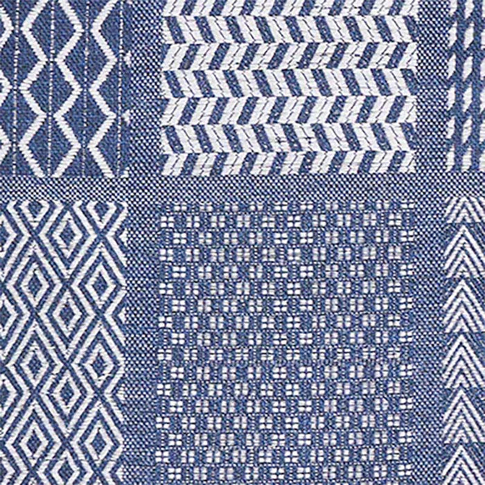 Peter Dunham Nawab Pacific/White Fabric Sample 131NWB10