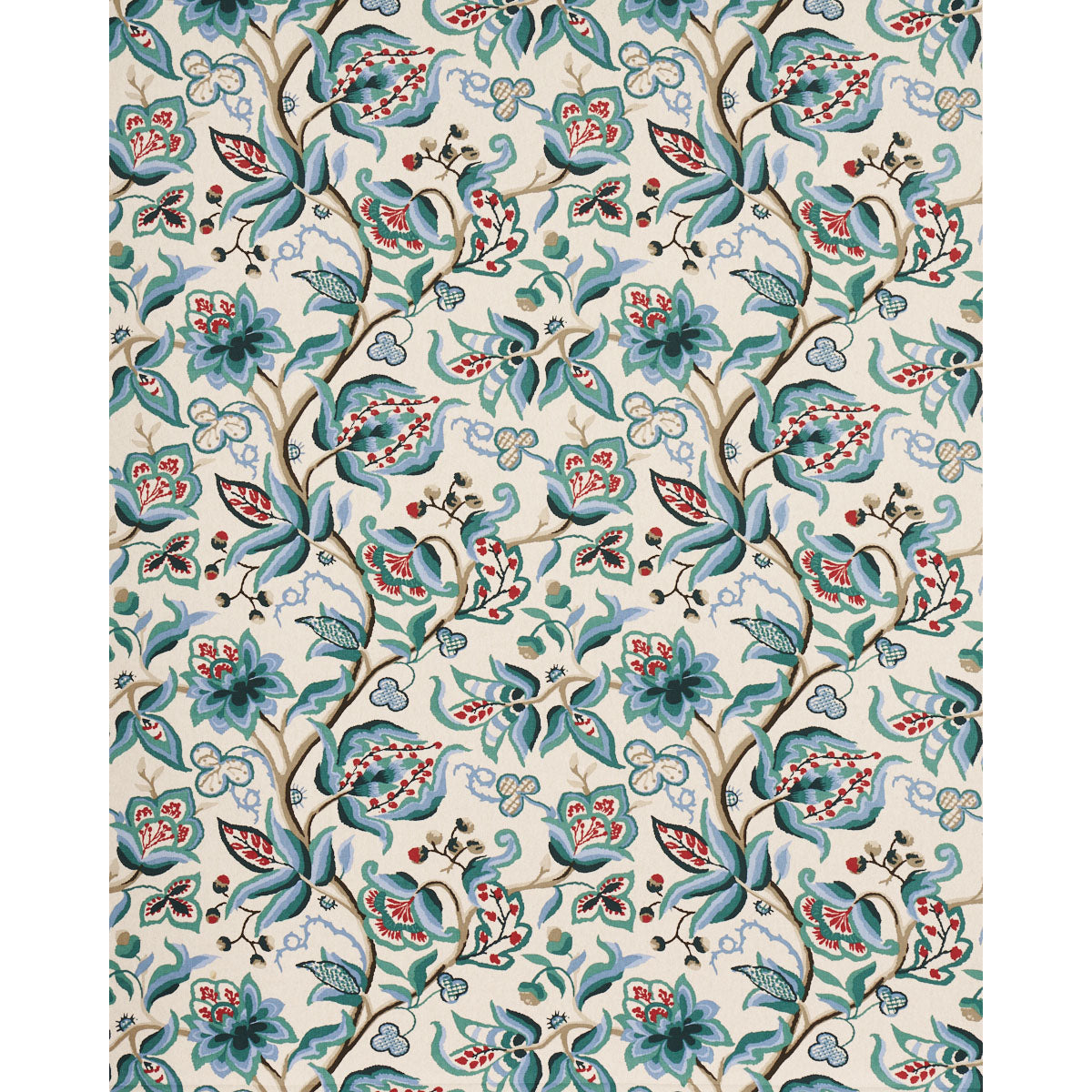 Schumacher Alexandra Vine Document Fabric 1325001