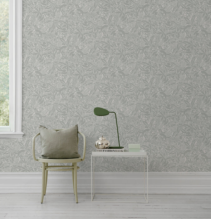 Schumacher Fantasia Garden Mineral Wallpaper 1478