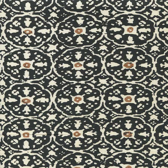 China Seas Nitik Ii Black Brown Fabric Sample 149-30