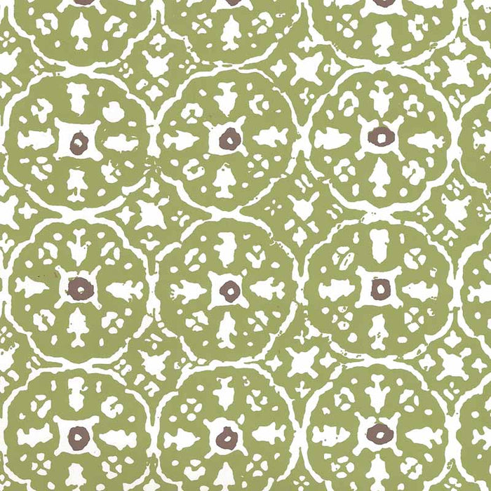 China Seas Nitik Ii Jungle Green Brown Wallpaper 149-53WP