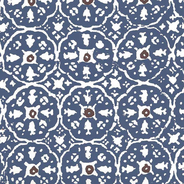 China Seas Nitik Ii Navy Brown Wallpaper 149-57WP