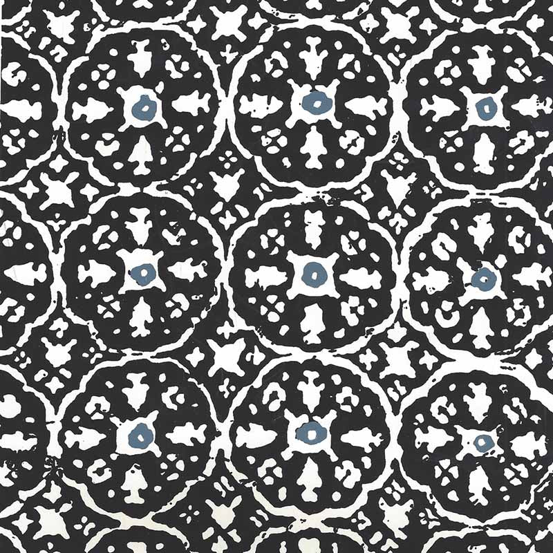 China Seas Nitik Ii Black Navy Wallpaper 149-58WP