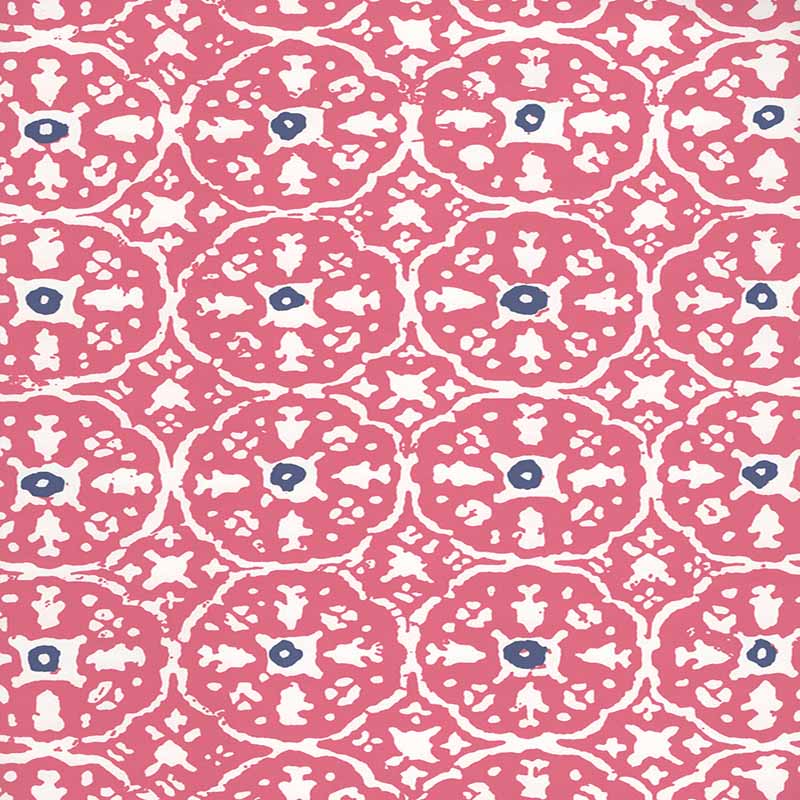 China Seas Nitik Ii Magenta Navy Wallpaper 149-60WWP