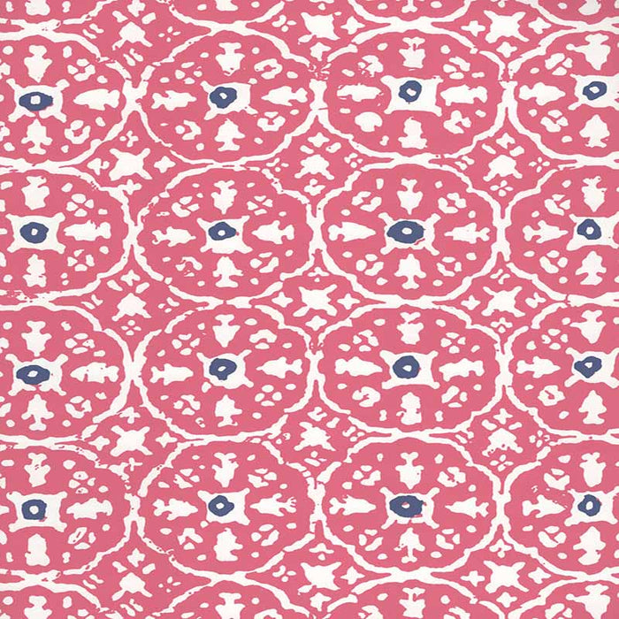 China Seas Nitik Ii Magenta Navy Wallpaper Sample 149-60WWP