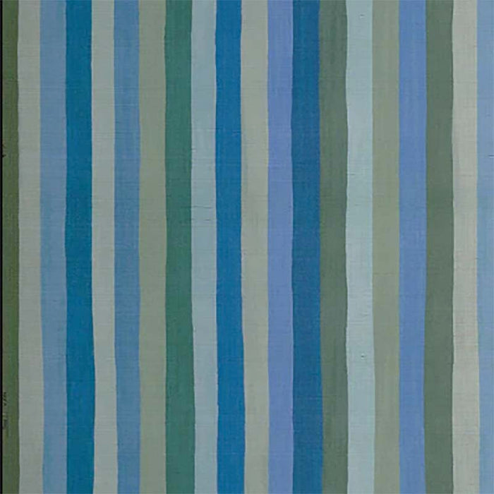 Peter Dunham Jacob's Stripe Blue/Green Wallpaper Sample 151JBS02