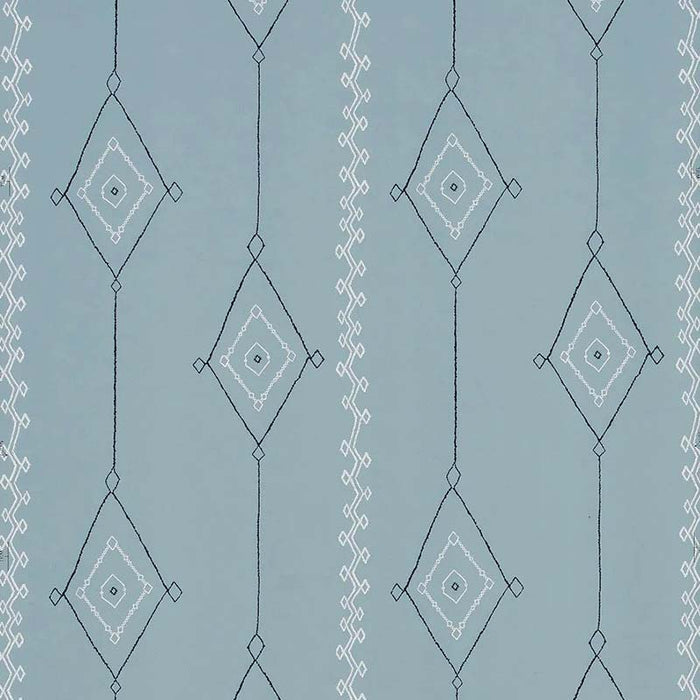 Peter Dunham Khyber Blue Wallpaper Sample 151KYB02