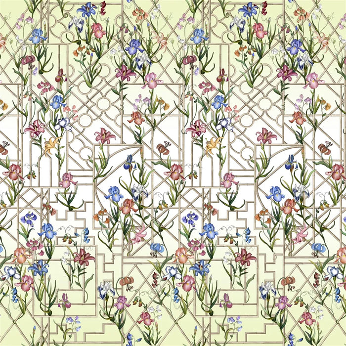 Christian Lacroix Fretwork Garden Panoramic Panel  1 Sample Sample PCL7053-01