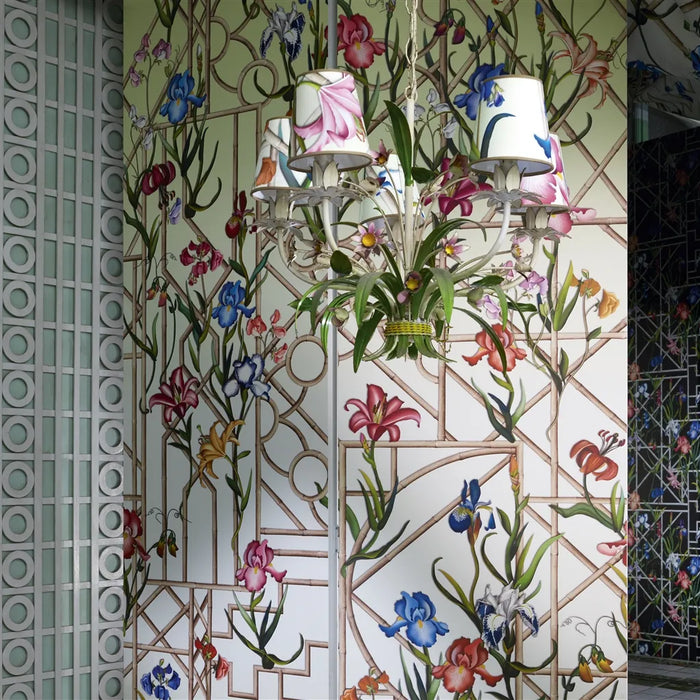 Christian Lacroix Fretwork Garden Panoramic Panel  1 Wallpaper PCL7053-01