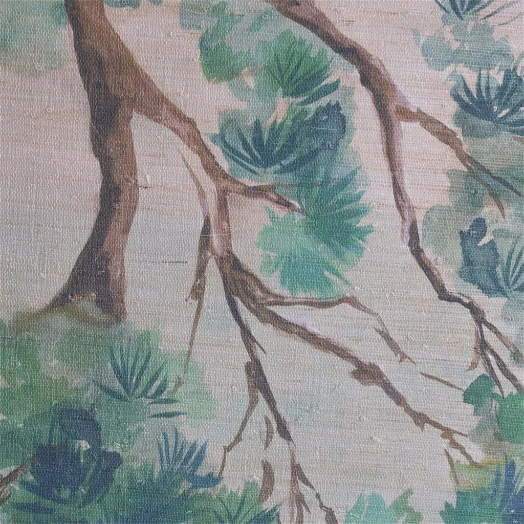 Designers Guild Scene D''arbre Grasscloth Panel  1 Sample Sample PDG1181-01