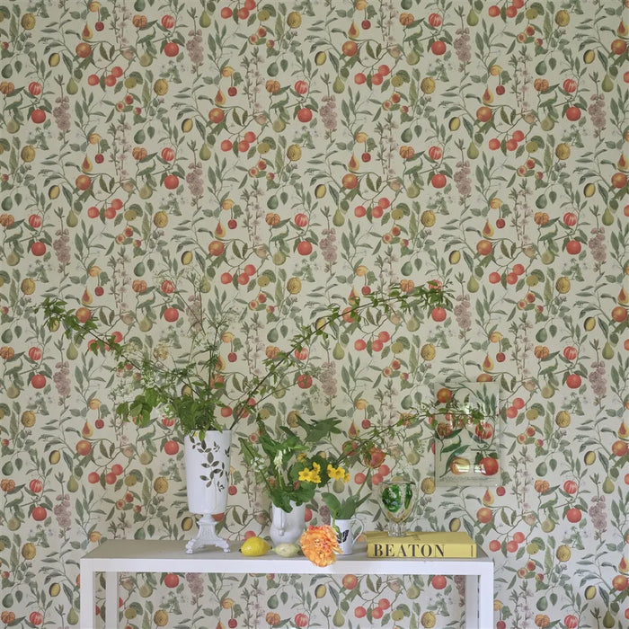 John Derian Orchard Fruits 1 Wallpaper PJD6018-01