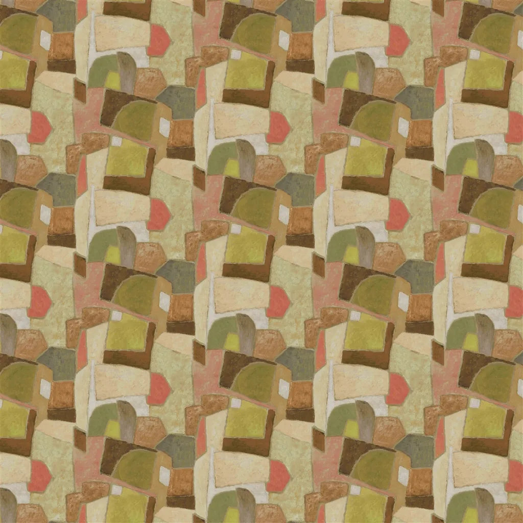 Designers Guild Clay Collage 2 Wallpaper PDG1201-02