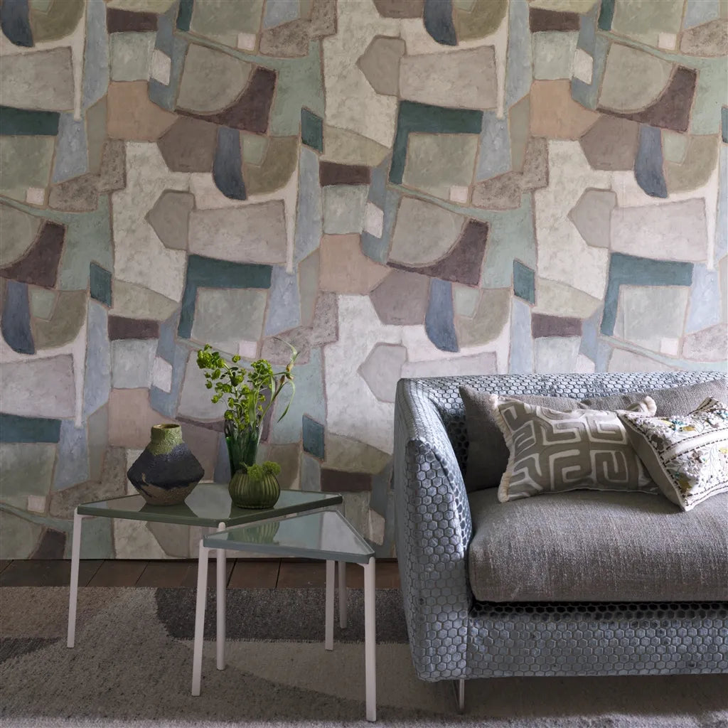 Designers Guild Clay Collage 1 Wallpaper PDG1201-01