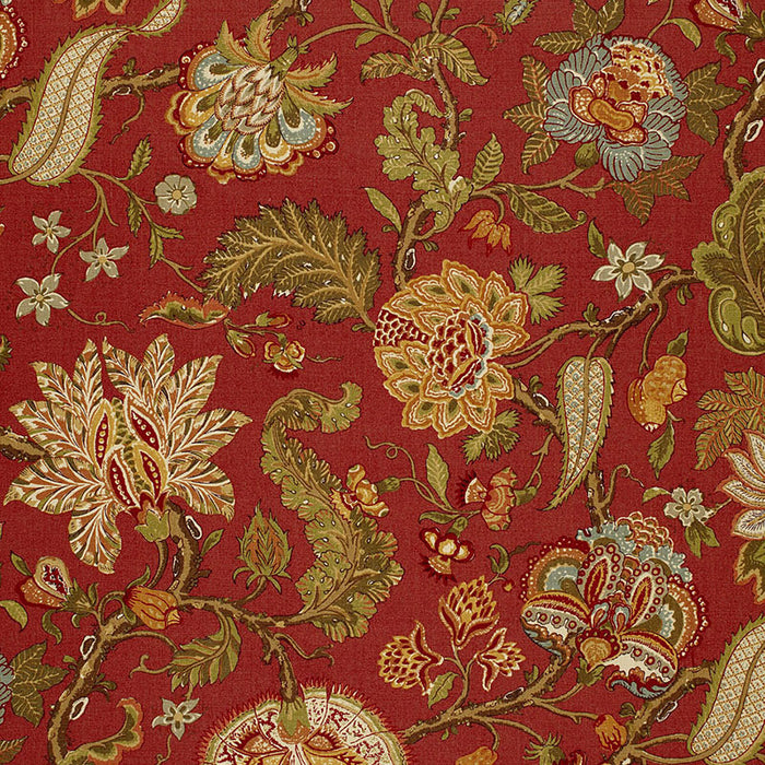 Schumacher Chalfont Paprika Fabric 172741