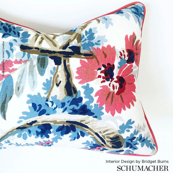 Schumacher Plaisirs De La Chine Porcelain Fabric 172852