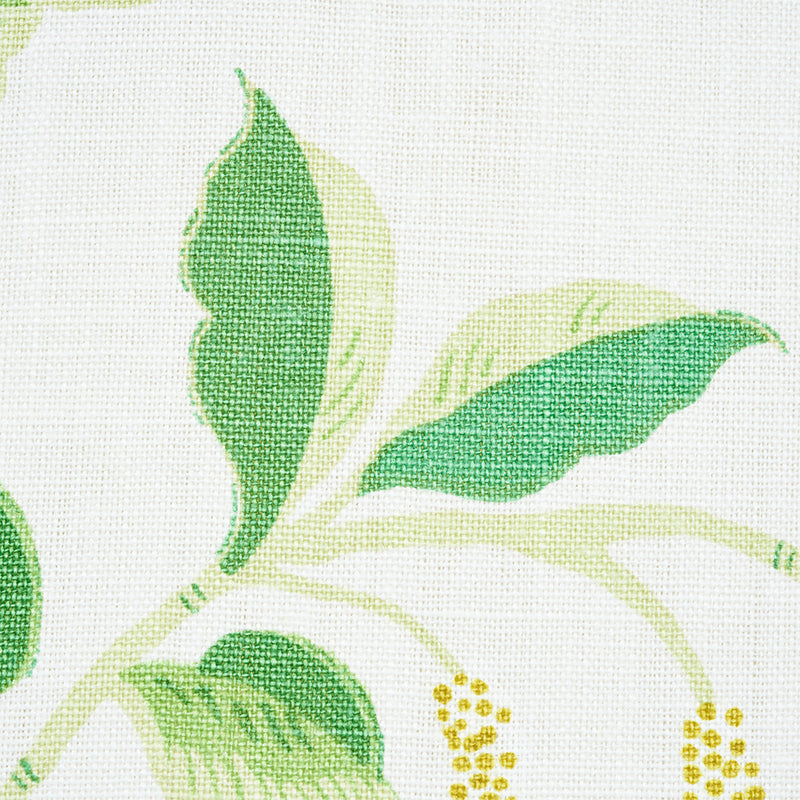 Schumacher Lotus Garden Leaf Fabric 172939