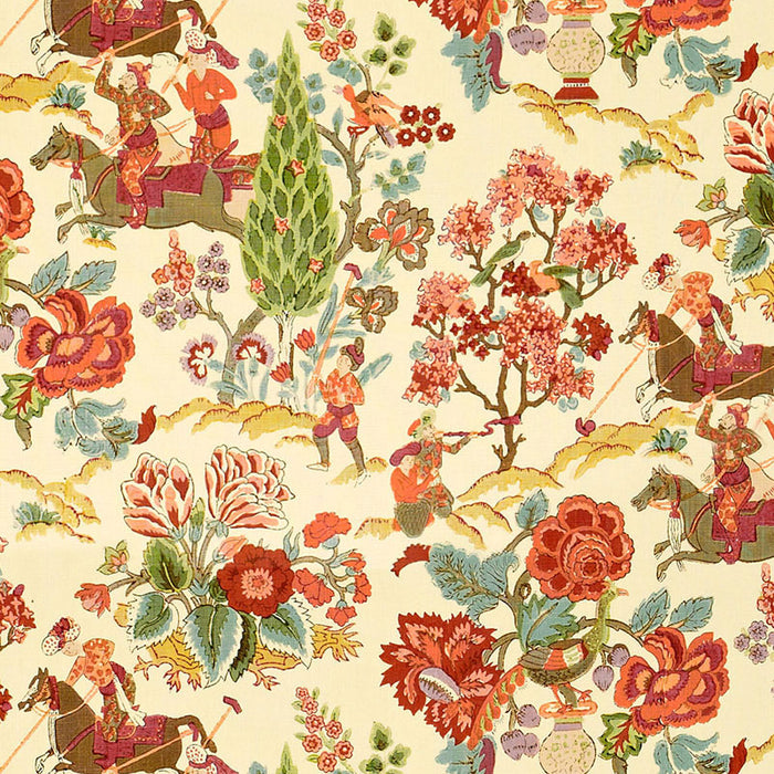 Schumacher Persian Lancers Spring Fabric 173011