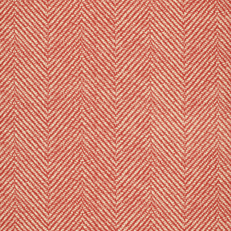 Schumacher Chevron D'Ete Indoor/Outdoor Coral Fabric 173040