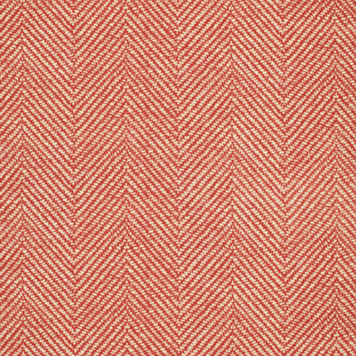 Schumacher Chevron D'Ete Indoor/Outdoor Coral Fabric Sample 173040