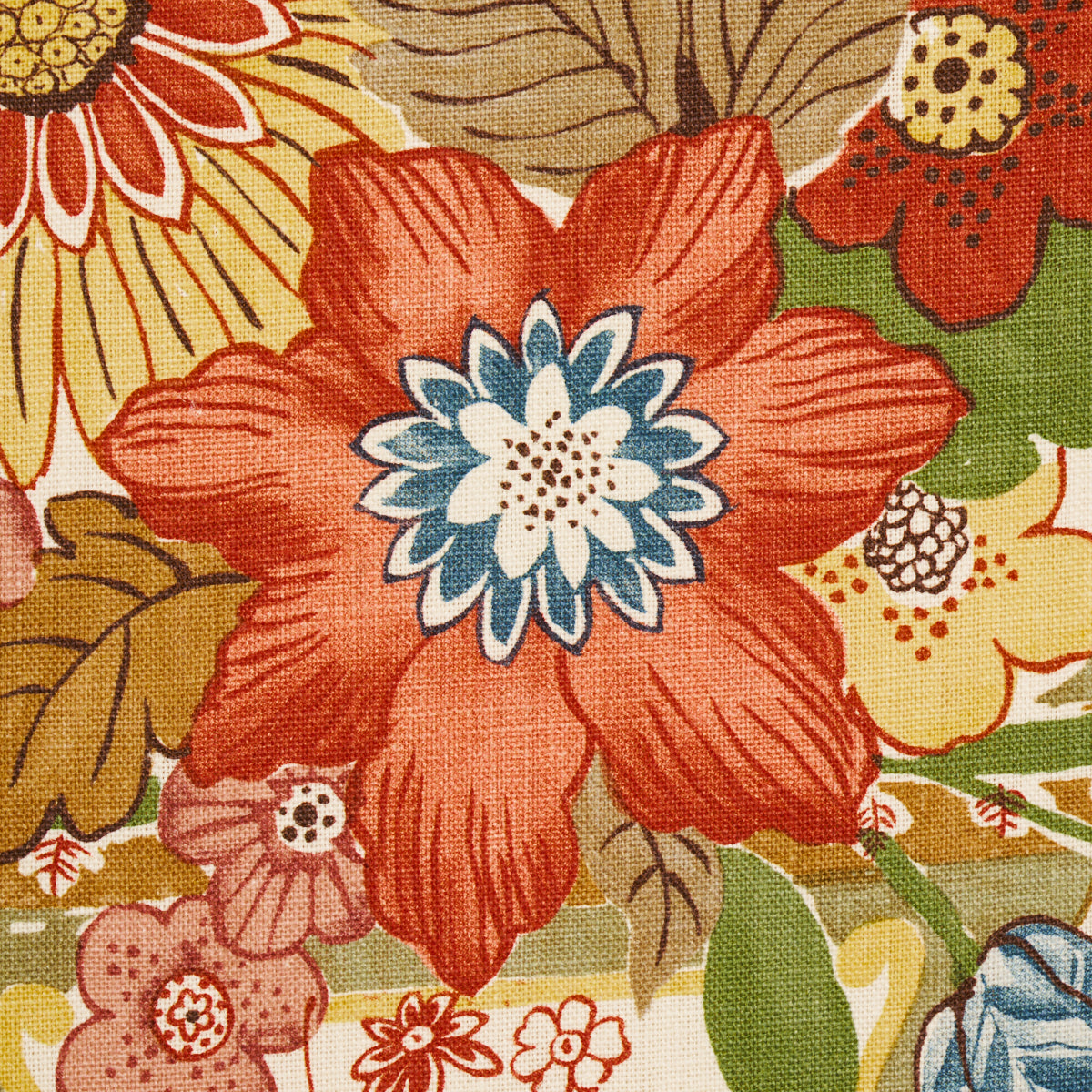 Schumacher Lansdale Bouquet Spring Fabric 173070