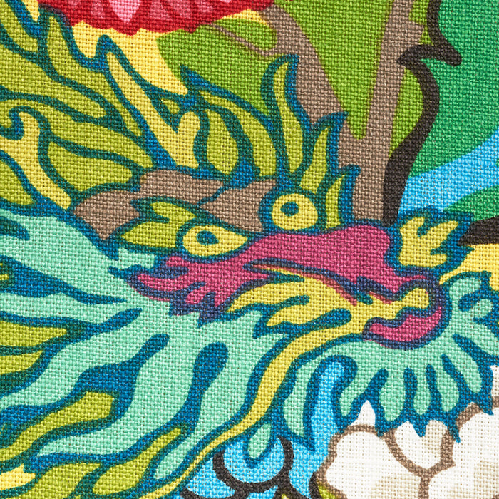 Schumacher Chiang Mai Dragon Yellow Fabric 173281