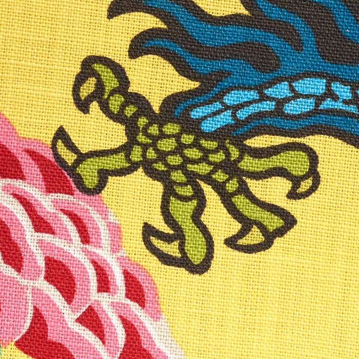 Schumacher Chiang Mai Dragon Yellow Fabric 173281