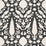 Schumacher Chenonceau Charcoal Fabric Sample 173563