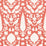 Schumacher Chenonceau Coral Fabric 173564