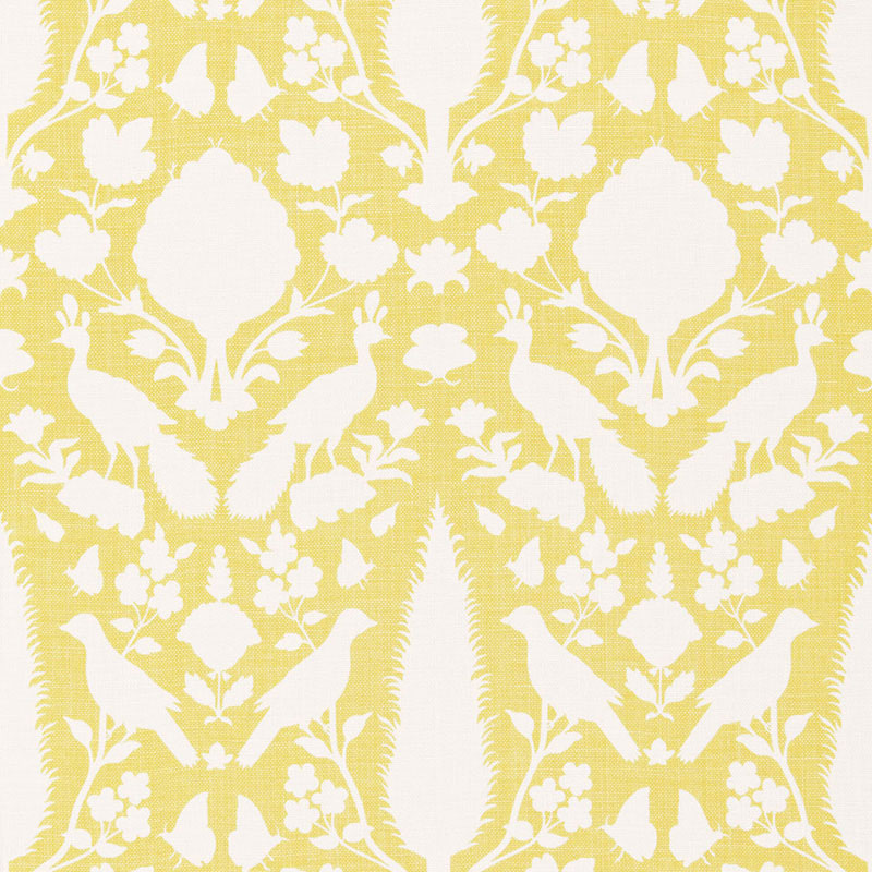 Schumacher Chenonceau Buttercup Fabric 173565