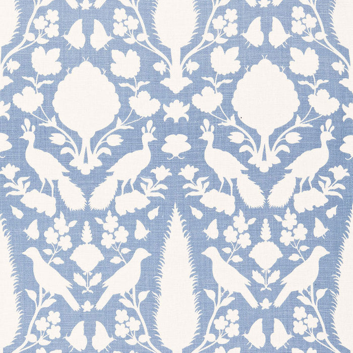 Schumacher Chenonceau Sky Fabric Sample 173567