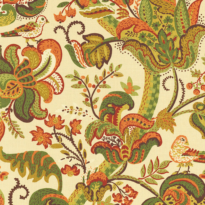 Schumacher Clarendon Spice Fabric 173682