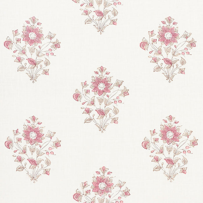 Schumacher Beatrice Bouquet Pink Fabric 173763