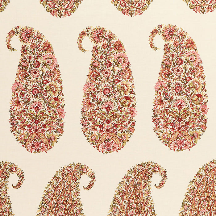 Schumacher Shirala Paisley Berry Fabric 173781