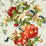 Schumacher Ellesmere Ribbon Floral Aqua Fabric Sample 173811