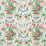 Schumacher Aylesbury Vase Aqua Fabric Sample 173844