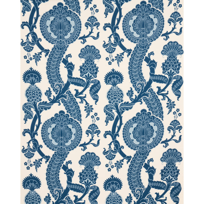 Schumacher Shalkar Indigo Fabric 173902