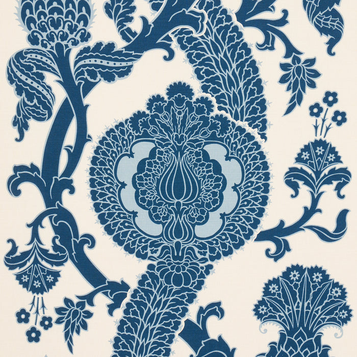 Schumacher Shalkar Indigo Fabric 173902