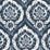 Schumacher Abaza Resist Indigo Fabric 173952