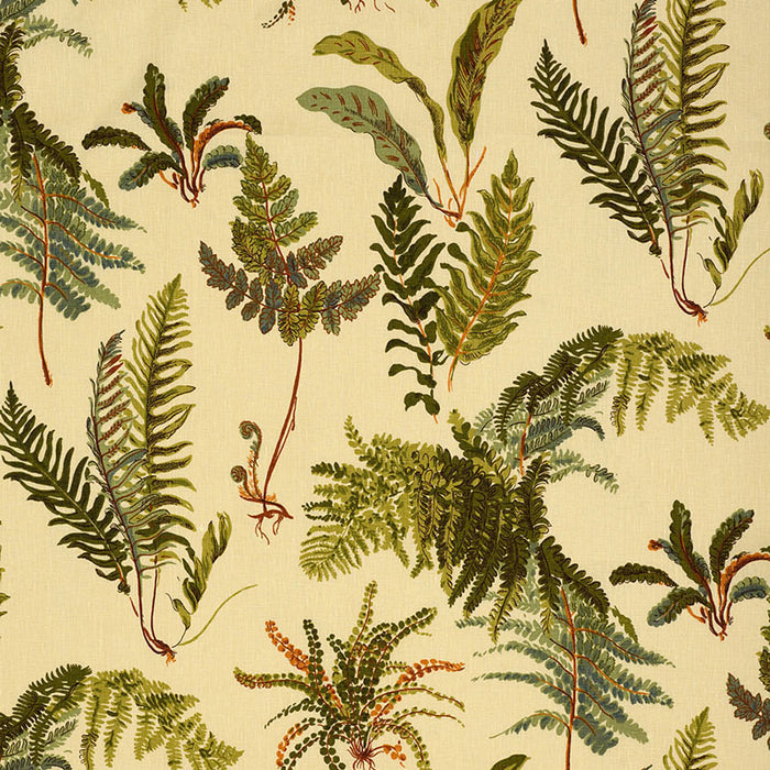 Schumacher Les Fougeres Antique Fabric 174092