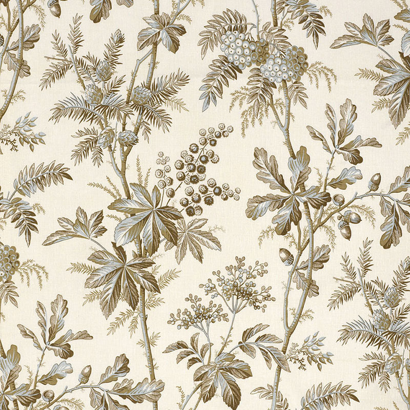 Schumacher Brantwood Vine Mineral Fabric 174111