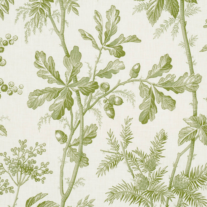 Schumacher Brantwood Vine Leaf Fabric 174114