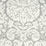 Schumacher Barresa Damask Pearl Fabric Sample 174133