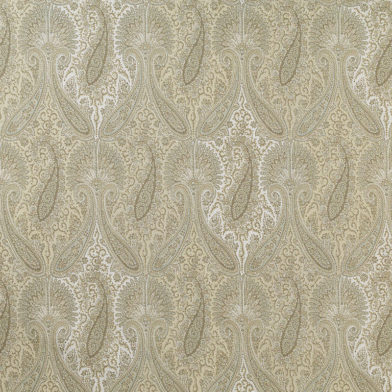 Schumacher Sarawak Paisley Alabaster Fabric 174381