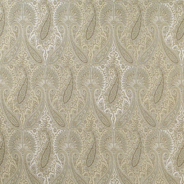 Schumacher Sarawak Paisley Alabaster Fabric 174381