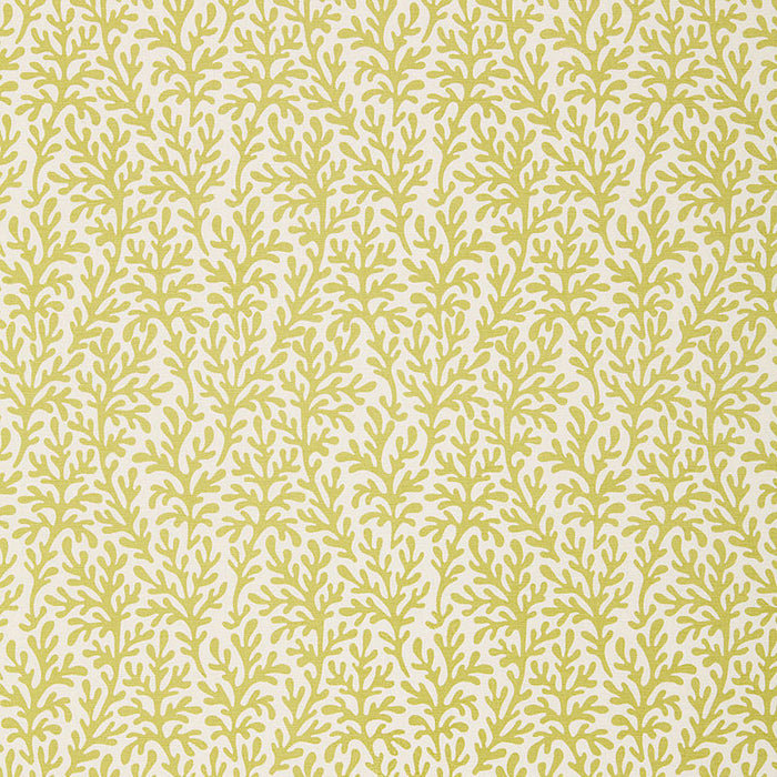 Schumacher Sea Coral Chartreuse Fabric Sample 174462