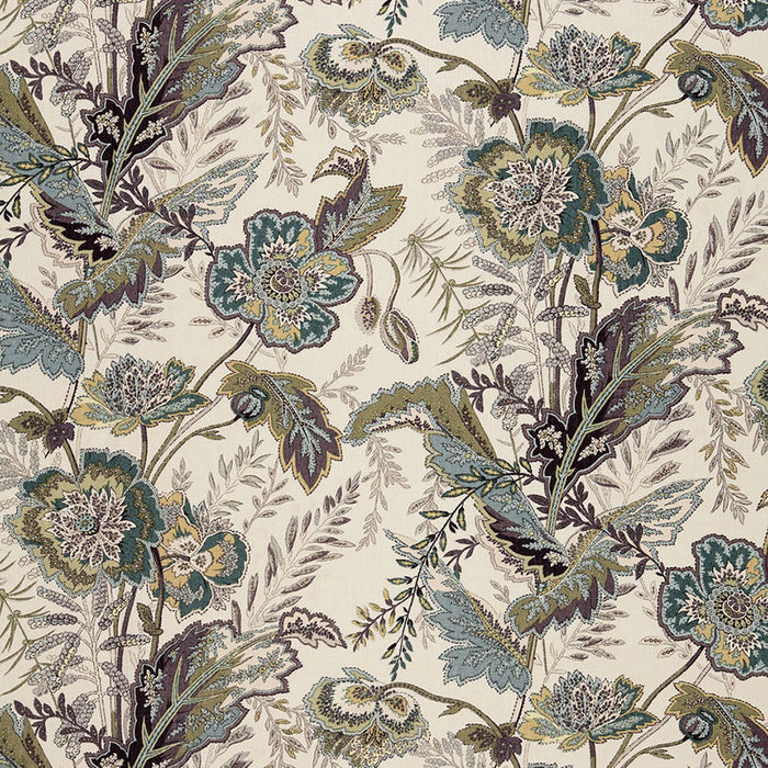 Schumacher Sandoway Vine Seaglass Fabric 174540