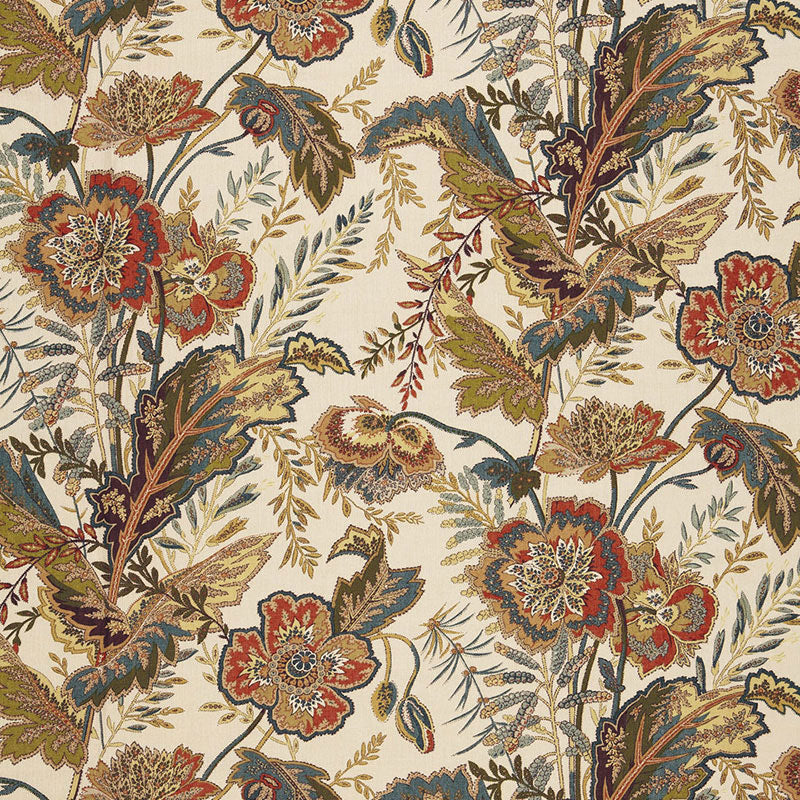 Schumacher Sandoway Vine Spice Fabric 174541