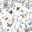 Schumacher Birds & Butterflies Multi On White Fabric 174760