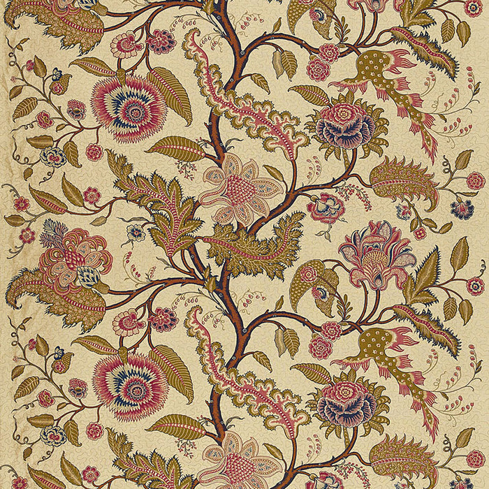 Schumacher Sinhala Linen Print Pomegranate Fabric 174811